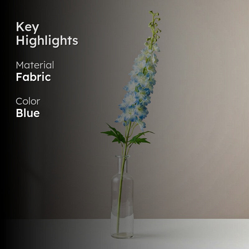 Artificial Bougainvillea Flowers Stem - Blue media 2
