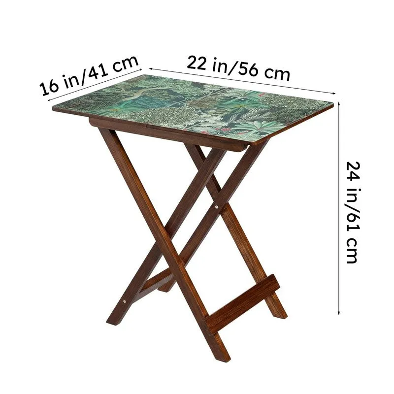 India Circus Wood Grace Folding Side Table media 9
