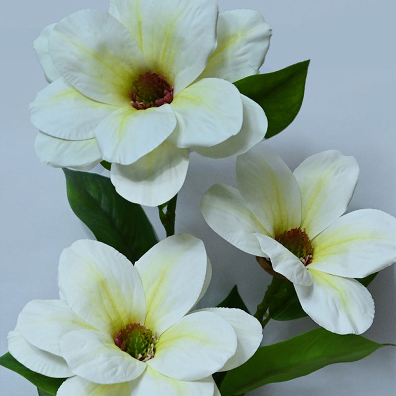 Artificial Magnolia Flower Stick media 4