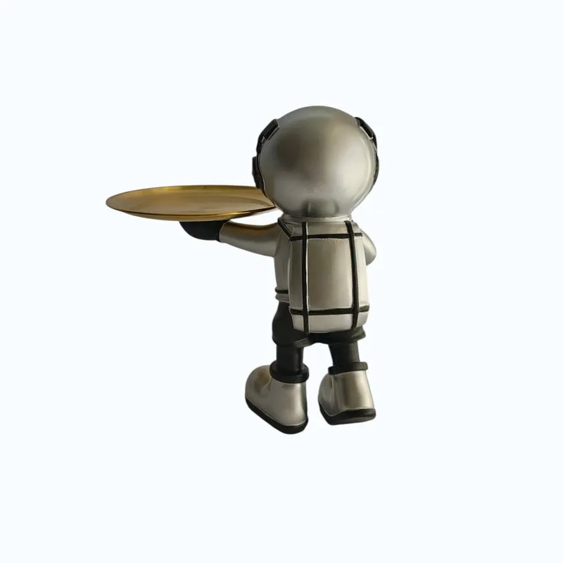 Astronaut Luxe Metal Accent Tray - Gold - 5