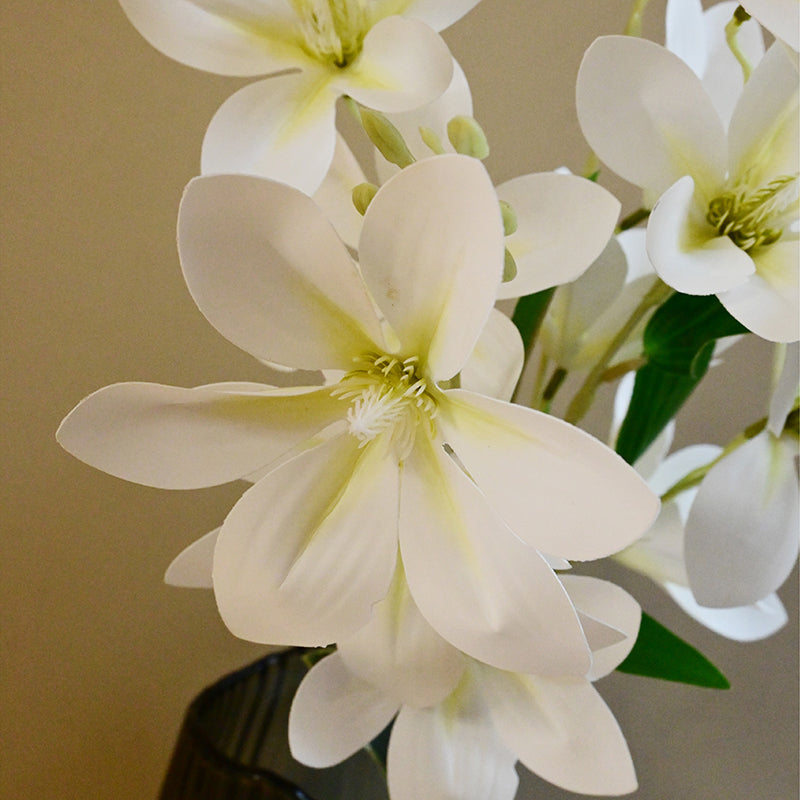 Violaire Artificial Flower Stick - White media 4