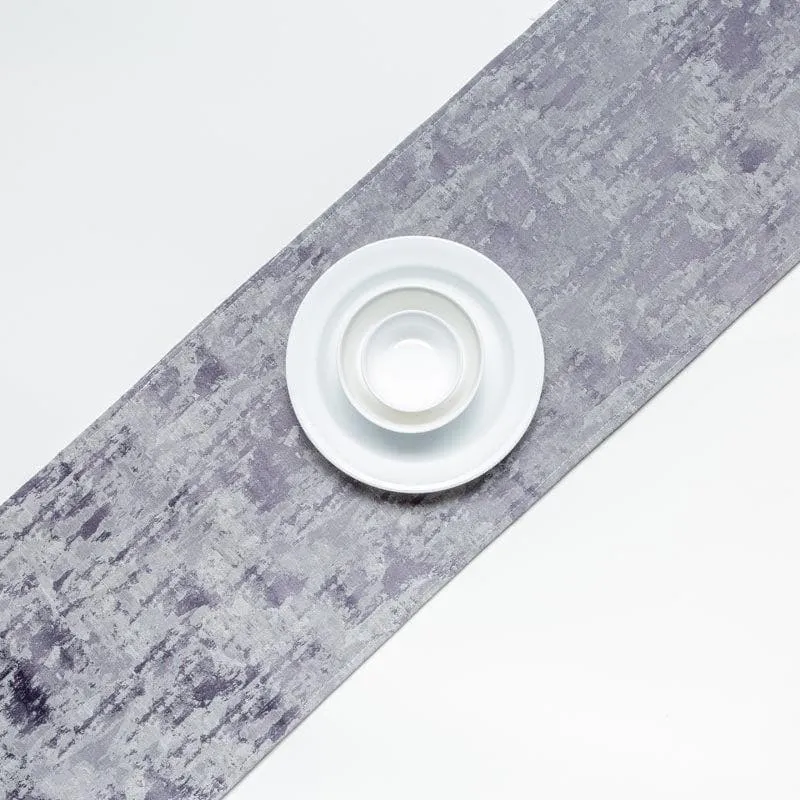 Ketty Jacquard Table Runner - Dark Grey media 3