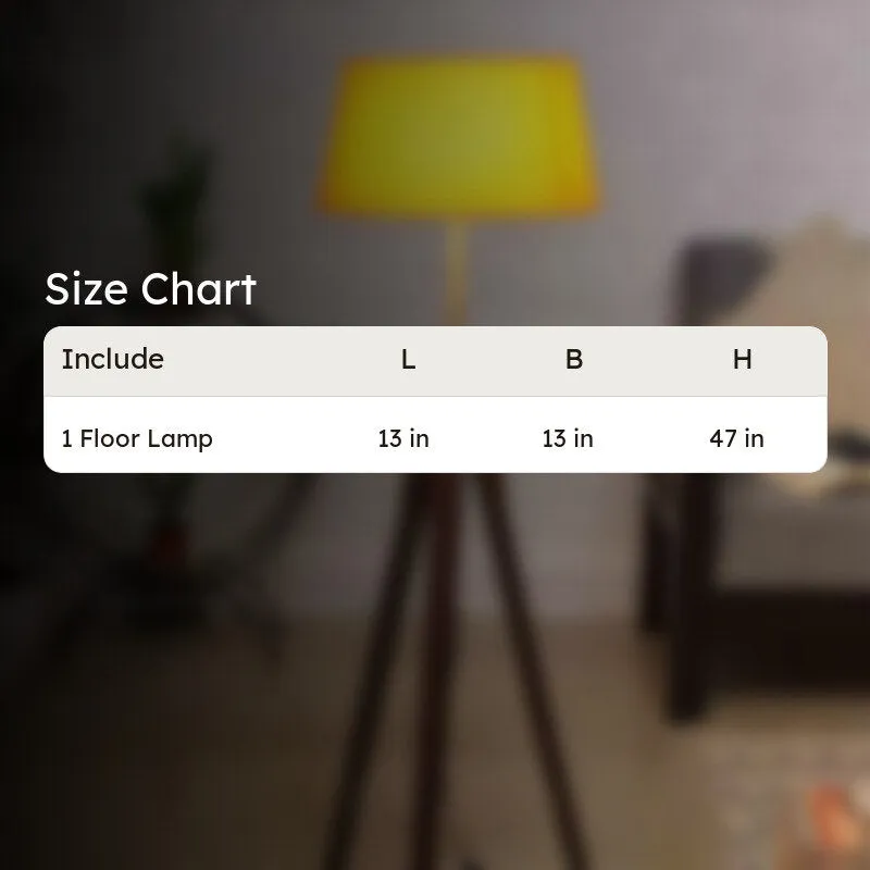Chouette Tripod Floor Lamp - Orange media 9