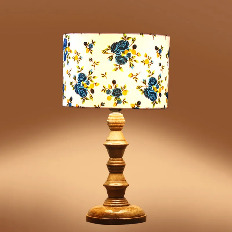 Fleur Timber Wooden Table Lamp - Multicolor media 5
