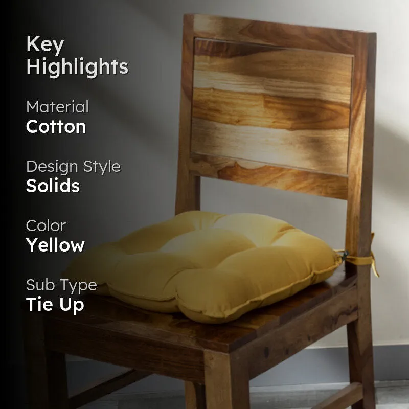 Sylvia Chair Pad (Mustard Yellow) - Set Of Six media 2