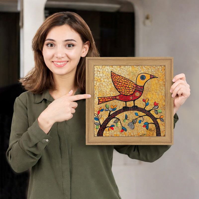 Madhubhani Birds I Wall Art - Set Of Two media 5