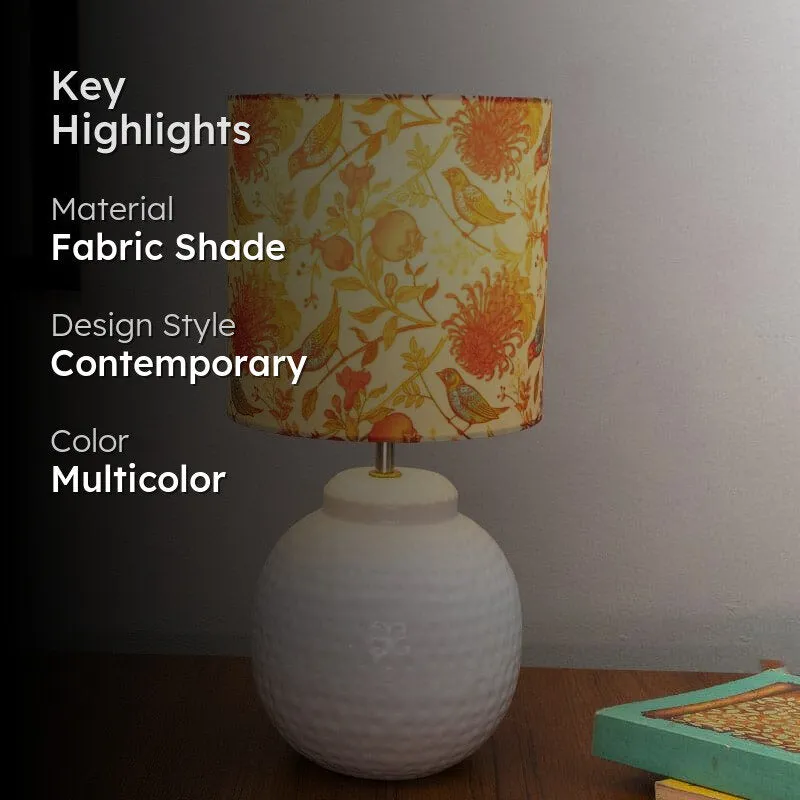 Asteria Amarylis Fabric Table Lamp - Multicolor media 2