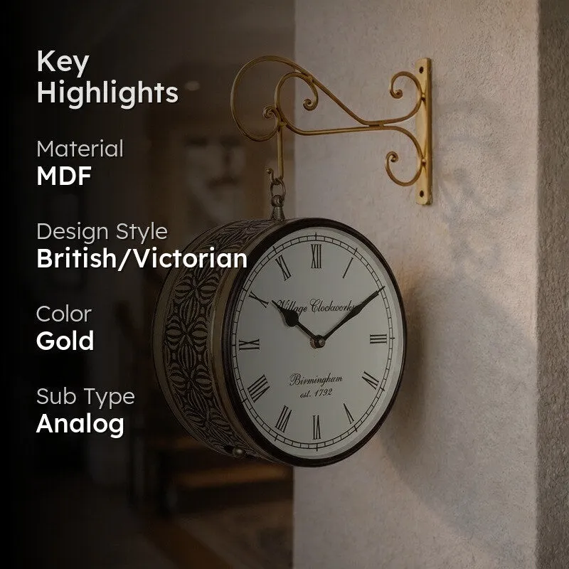 The Aurum Wood Wall Clock media 2