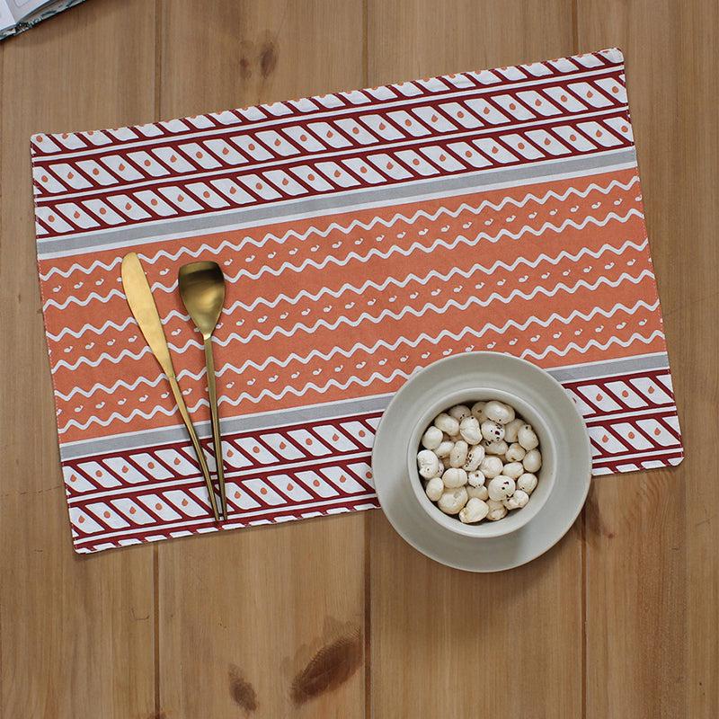 Sarovar Ethnic Placemat - Red