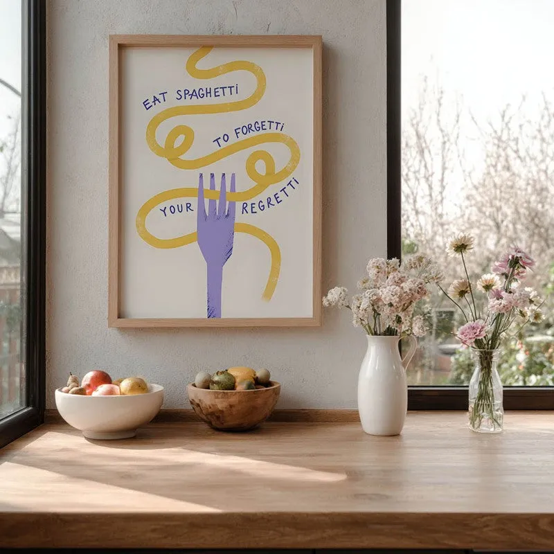 NoodleLoop Archival Canvas Wall Art - Brown media 6