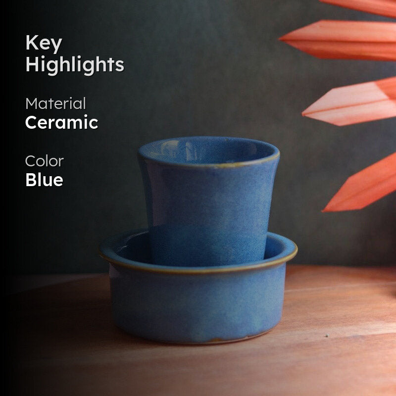 Brew Love Davara Set (Blue) - Two Piece Set media 2