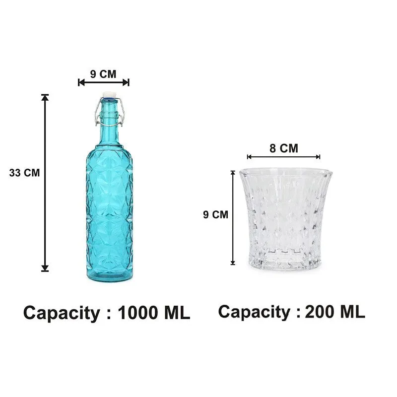 Bastian 1000 mL Water Bottle With 200 mL Glasses - Five Piece Set media 8