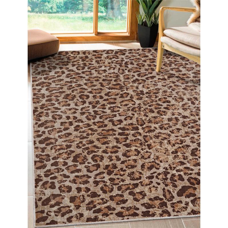 Leoperd Loom Carpet - Dark Brown media 3