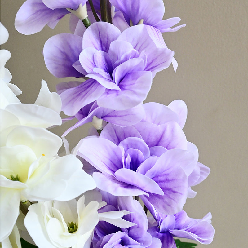 Solene Artificial Polyester Flower Stick - Purple media 4