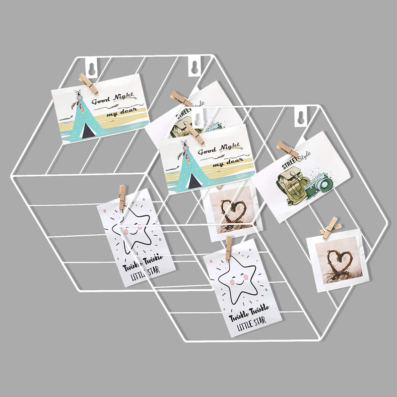 Melli Metal Photo Frame (White) - Set Of Two
