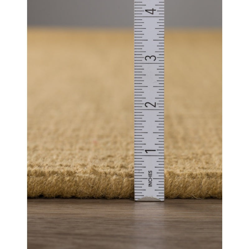 Ethereal Hand Loomed Wool Rug - Mustard media 9