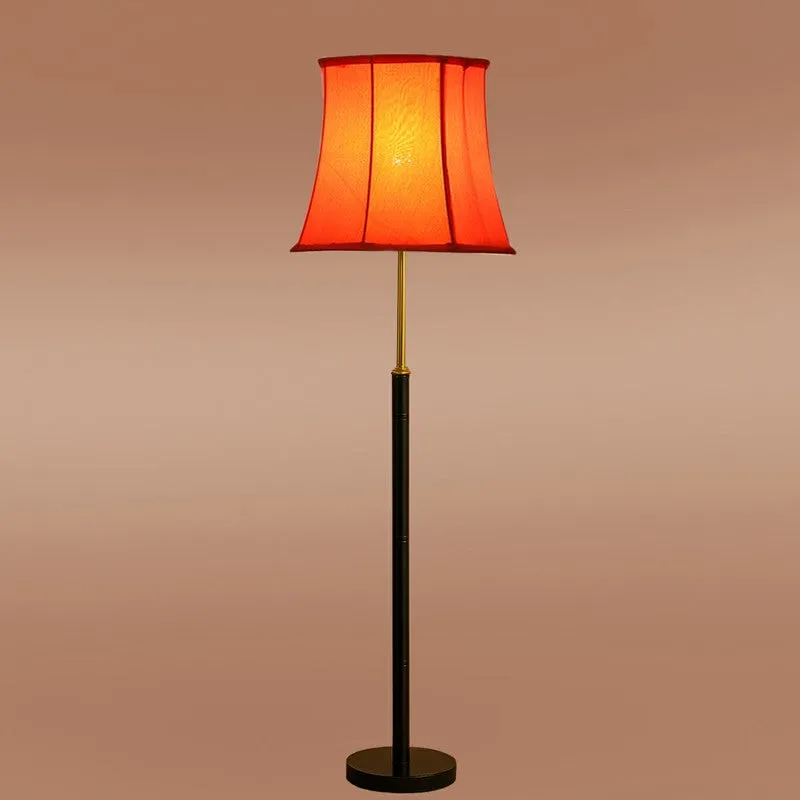 Modern Arc Wooden Floor Lamp - Orange media 6