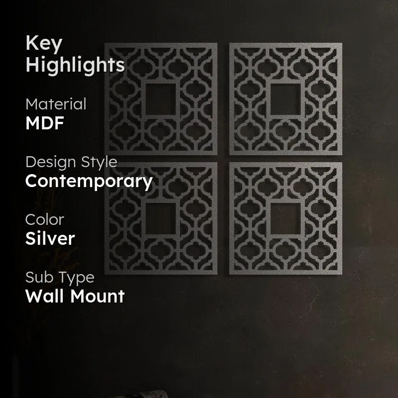 Mazika MDF Wall Accent - Set of Four media 2