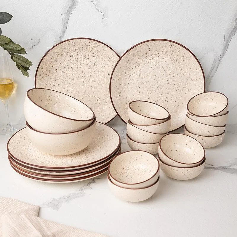 Ferado Dinnerware (Beige) - 20 Piece Set media 1