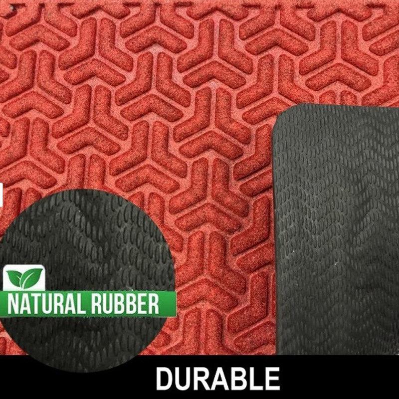 Maxo Antiskid Rubber Door Mats - Red media 5