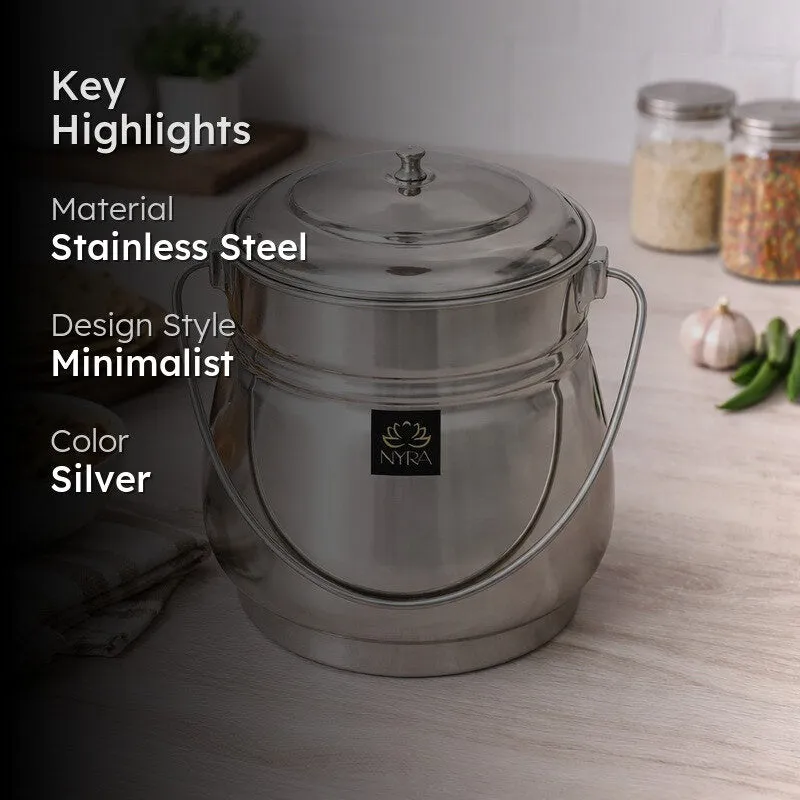 Hive Silver Stainless Steel Container - 2600 mL media 2