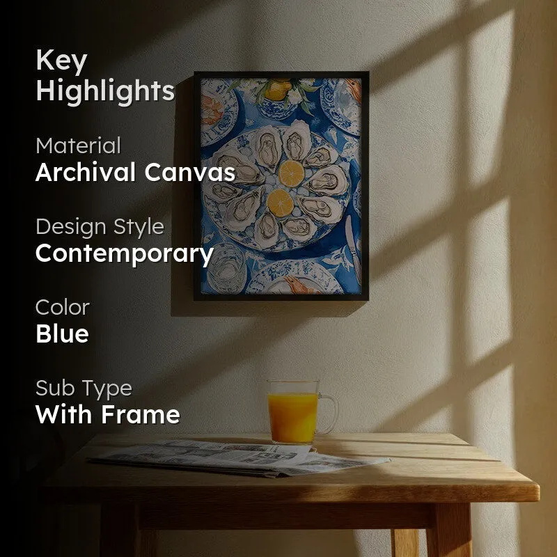 Savory Spectrum Archival Canvas Wall Art - Black media 2