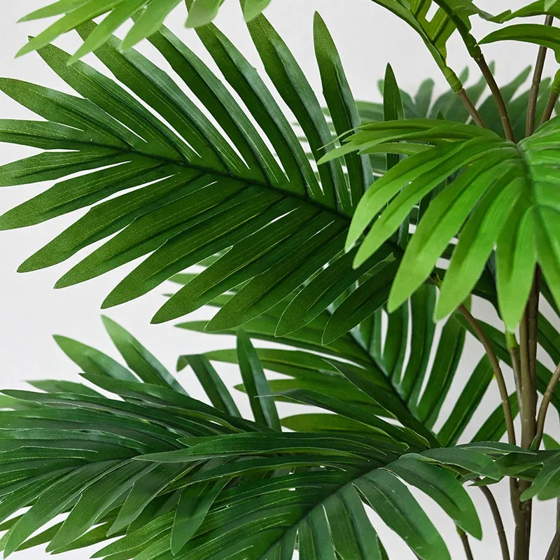 Faux Areca Palm Artificial Plant With Black Plastic Pot - 76 cm (2.5 ft) media 7