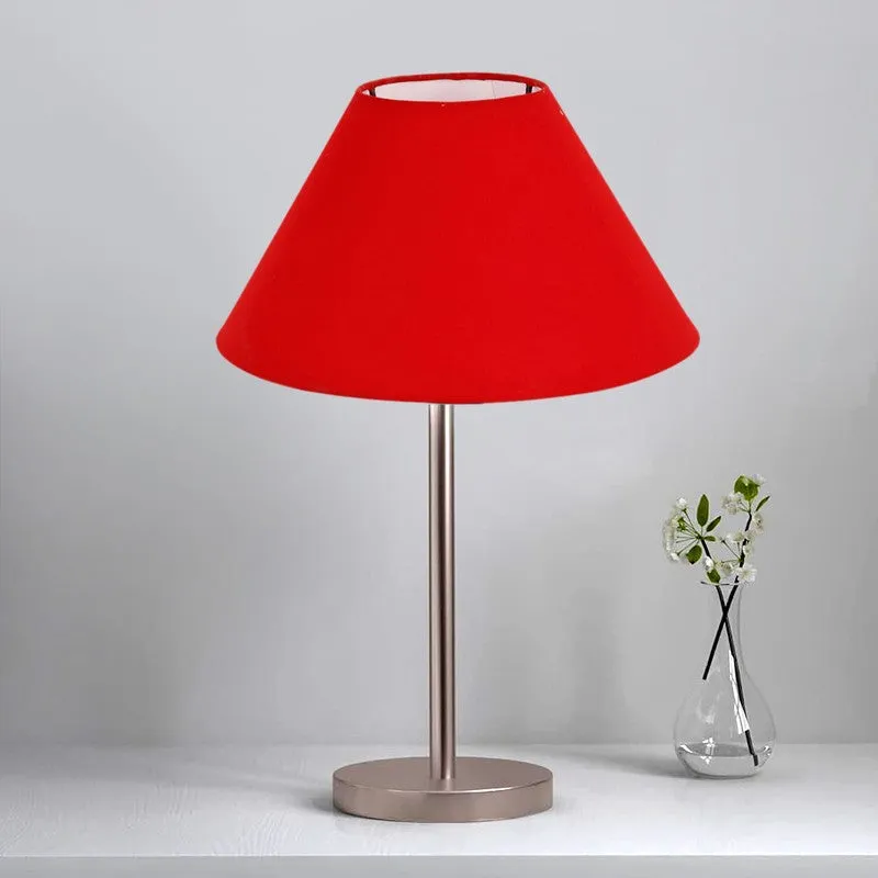 Noctra Curve Glow Metal Table Lamp - Red media 4