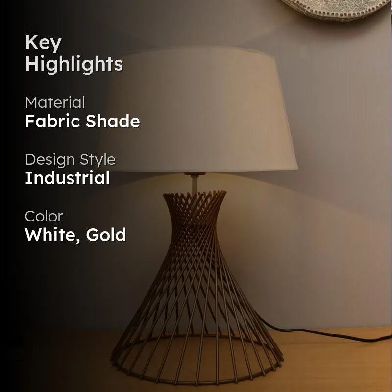 Mangata Fabric Table Lamp - White media 2