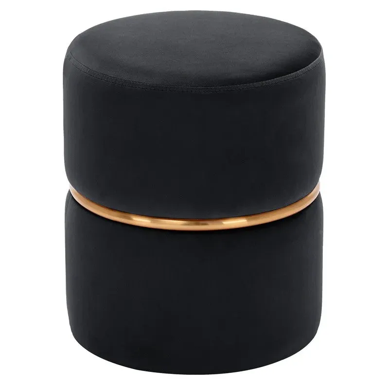 Zyvra Softin Ottoman - Black media 4