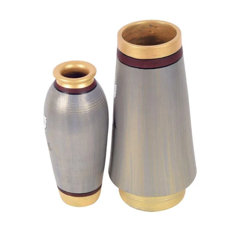 Golden Glam Terracotta Vase - Set Of Two media 4