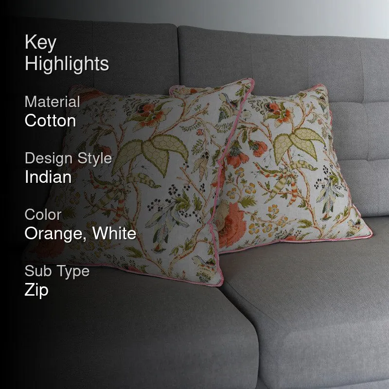 Mehan Floral Cushion Cover - Set Of Two media 2