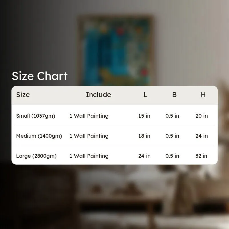 Elegant Spots Canvas Wall Painting - Brown Frame media 9