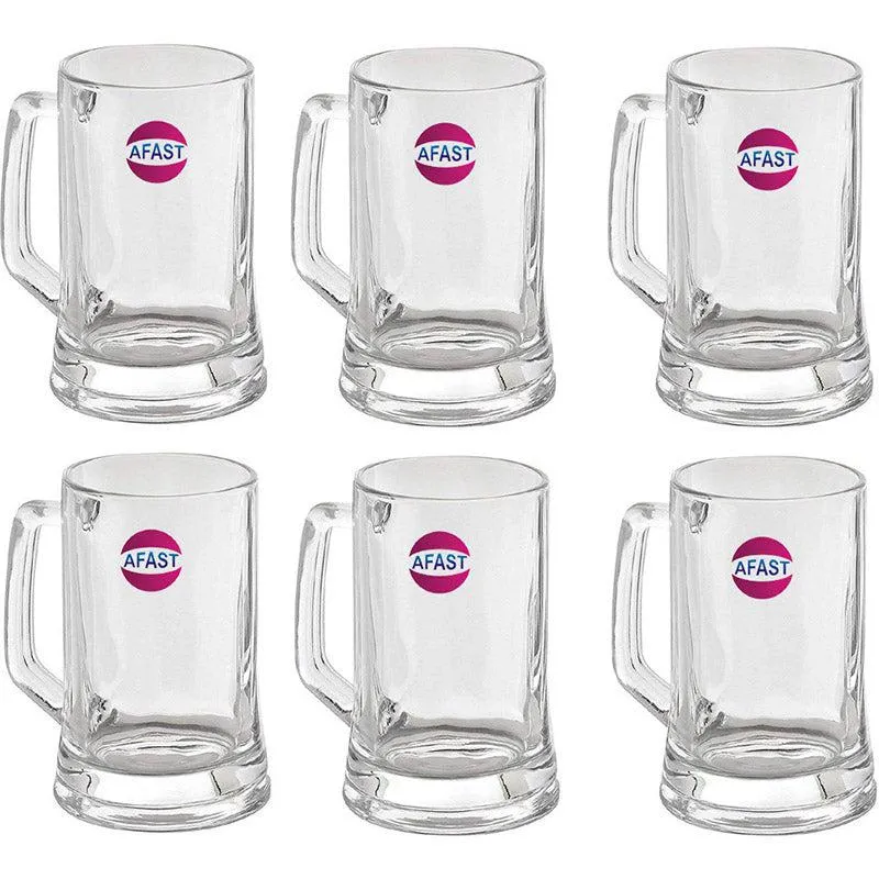 Bira Beer Mug (400 ML) - Set Of Six media 1