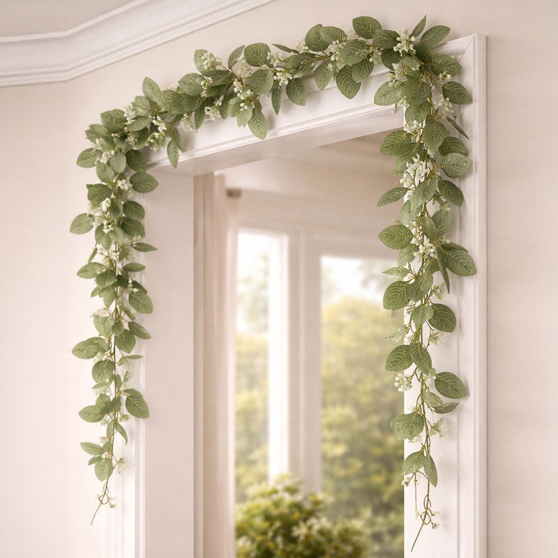 Uxora Artificial Plant With Metal Wall Stand - 6.1 Feet