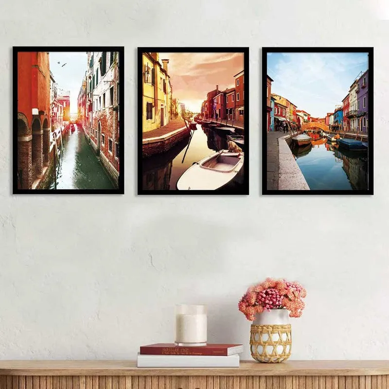 Its Venice Canvas Wall Art - Set Of Three media 3
