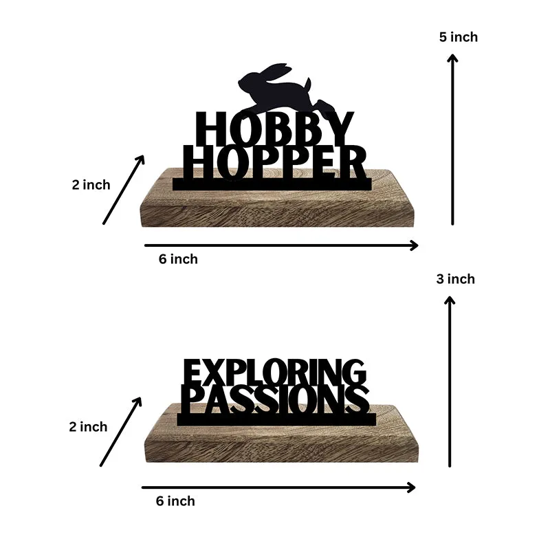 Hobby Hopper Showpiece - Set Of Two media 5