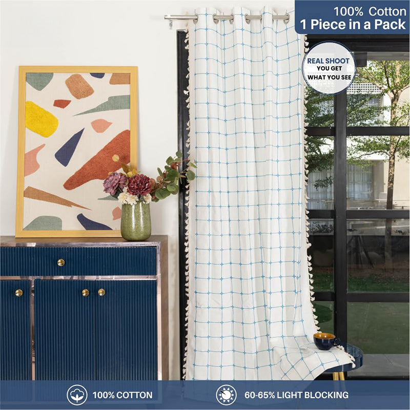 Urban Space Kanya Grid Curtain - White media 3