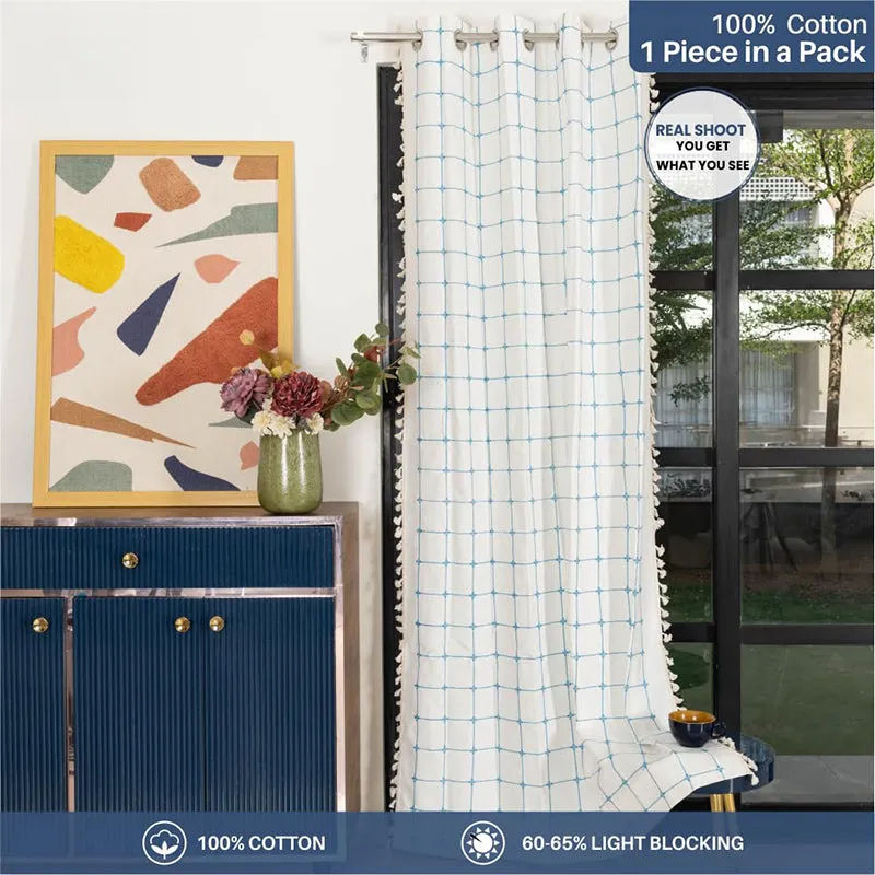 Urban Space Kanya Grid Curtain - White media 3