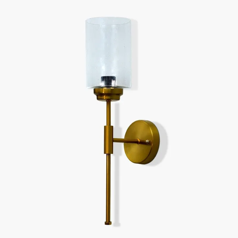 RadianceFlex Multi-Style Glass & Metal Wall Lamp - Gold media 5