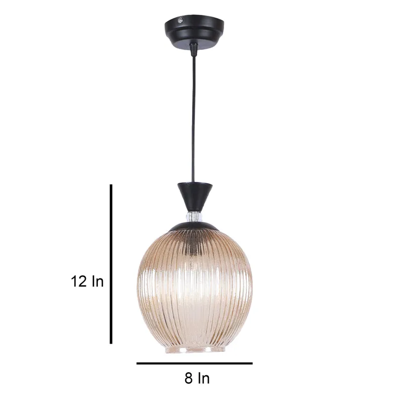 Glaisra Glass & Iron Ceiling Lamp media 7