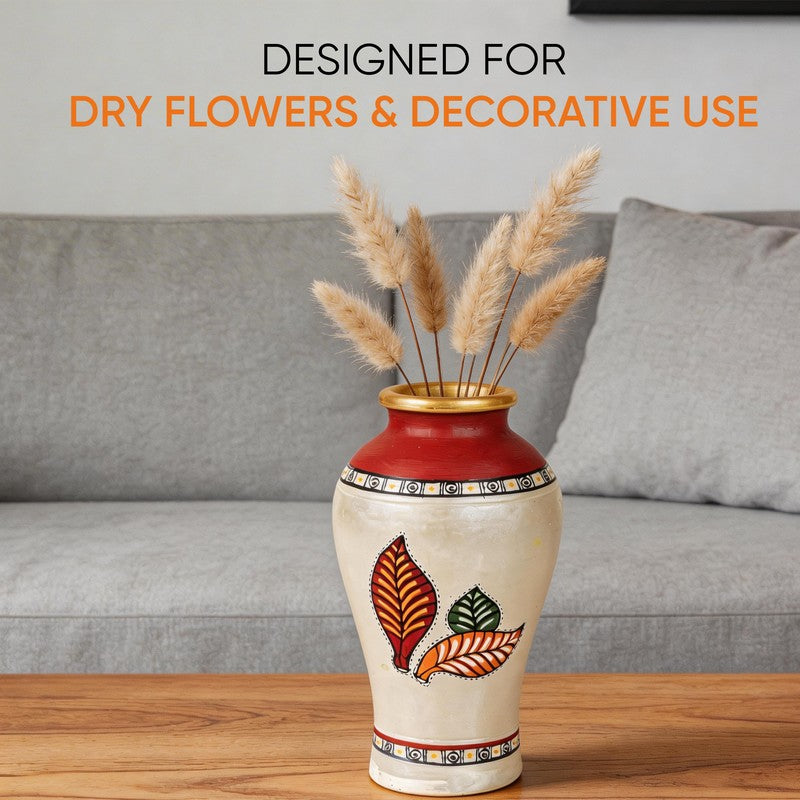 Rabab Handpainted Terracotta Vase media 3