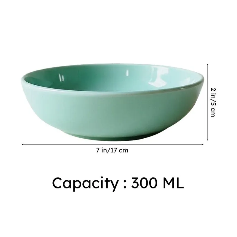 Ceramic Salad Bowls (300 mL) - Green media 7
