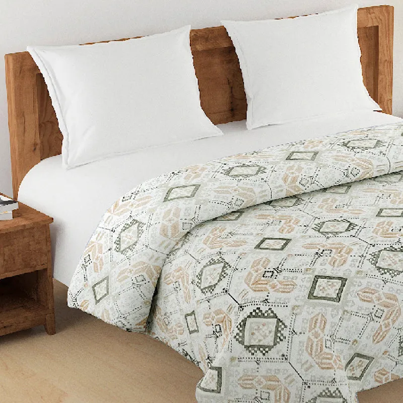 Swayam Alyona Cotton Comforter (Yellow) - 150 GSM media 3