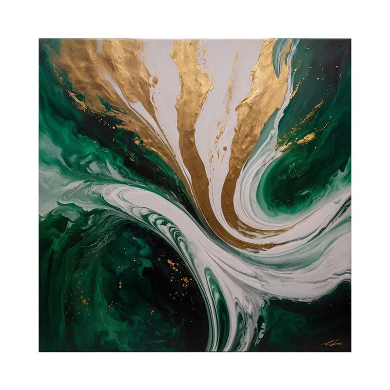 Opulent Swirls Wall Painting media 4