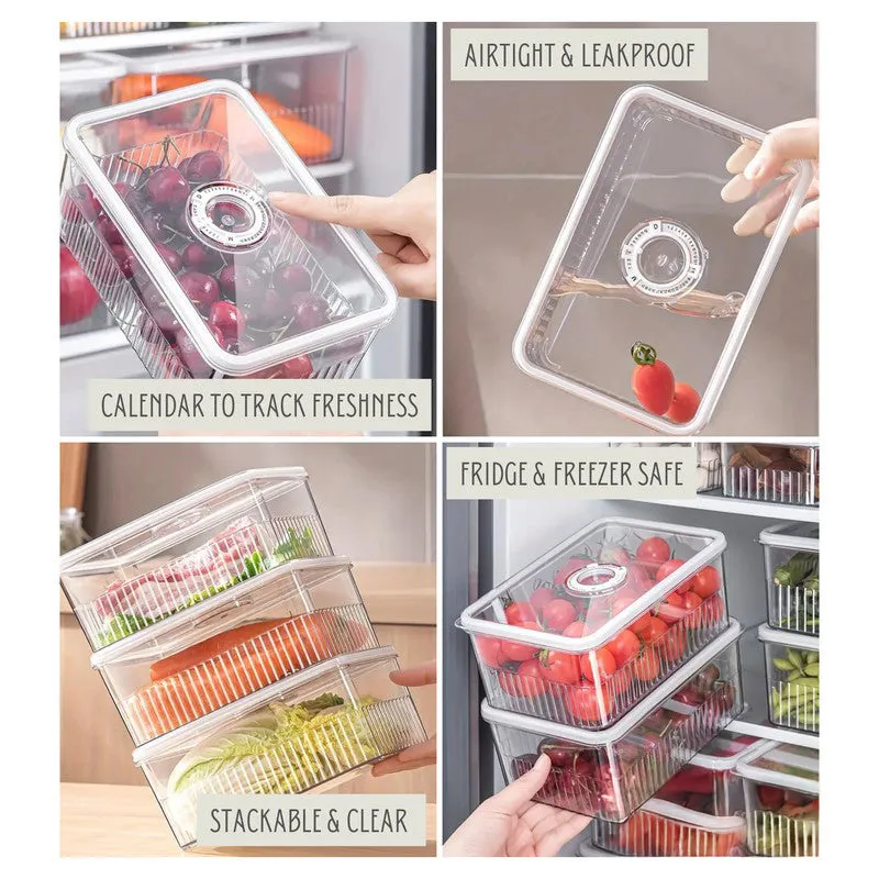 EternaSeal Keeper Container (900 mL/1800 mL/3400 mL) -  Set of Three media 4
