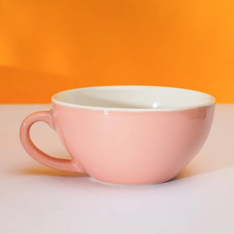 Blush & Brew Cup & Saucer (Pink/320 mL) - Eight Piece Set - 4