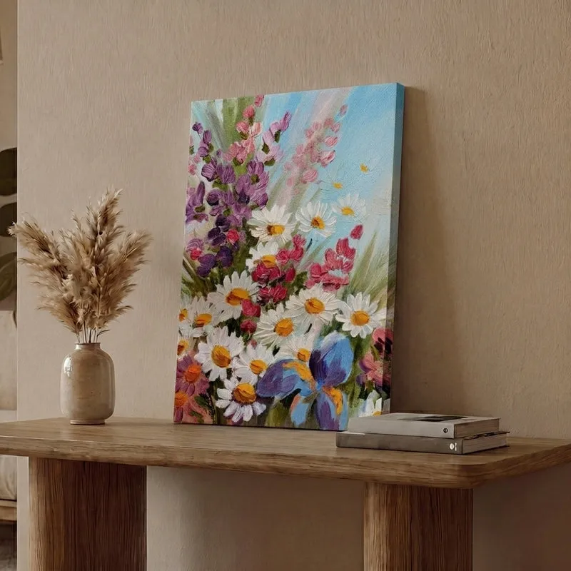 Flowery Maiden Wall Painting media 1