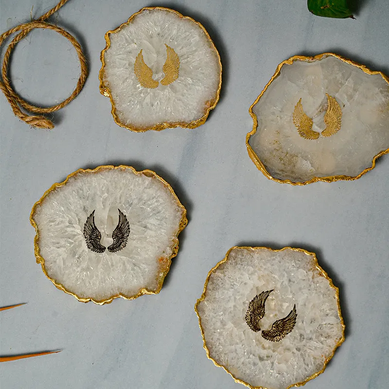 Crystal Agate Coaster - Set Of Four media 3