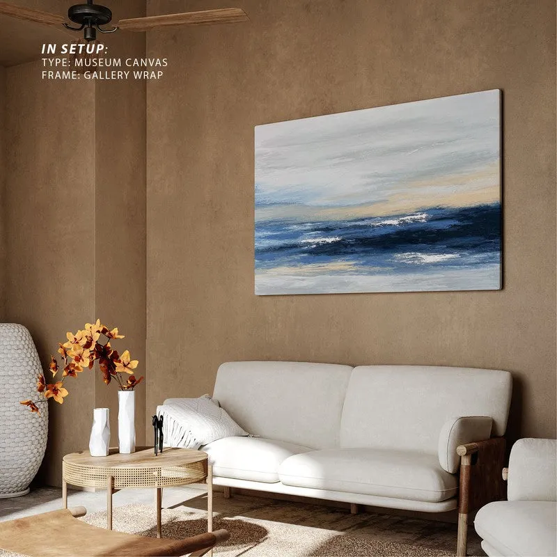 Harvest Reflections Canvas Wall Painting - Black Frame media 5